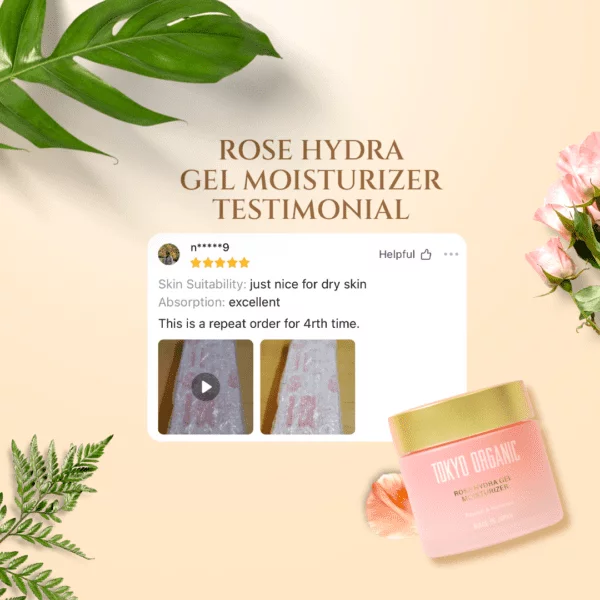 Rose Hydra Gel Moisturizer 4 Rose Hydra Gel Moisturizer