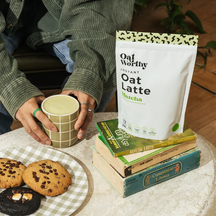Oatworthy Instant Oat Milk Matcha Latte image Oatworthy Instant Oat Milk Matcha Latte
