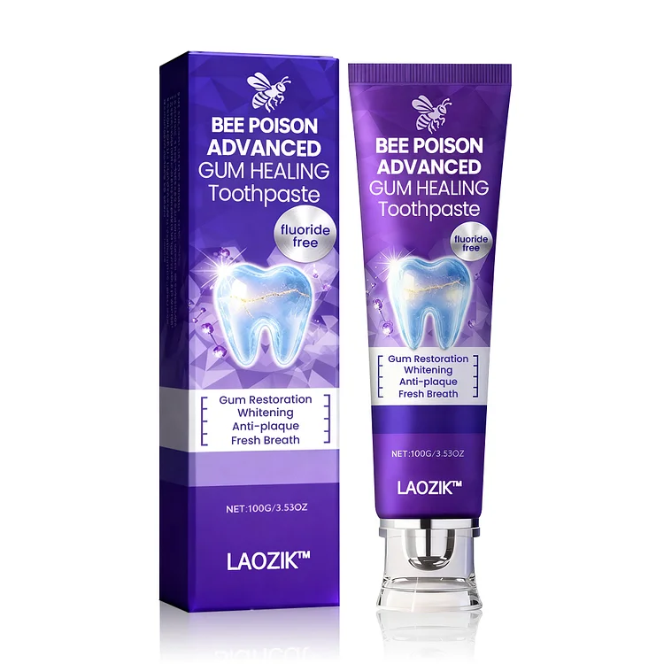 LAOZIK™ Bee Poison Advanced Gum Healing Toothpaste 1 LAOZIK™ Bee Poison Advanced Gum Healing Toothpaste