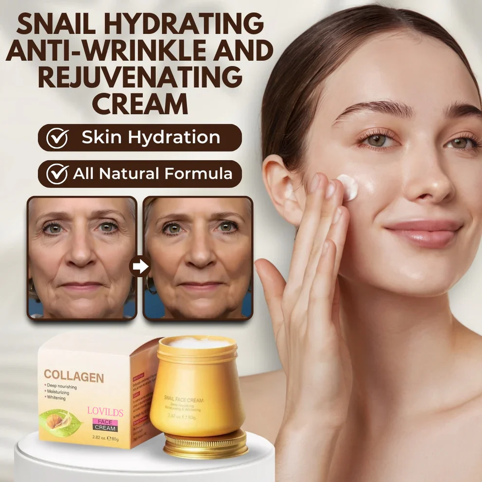 LOVILDS Snail Hydrating Anti-Wrinkle and Rejuvenating Cream image LOVILDS Snail Hydrating Anti-Wrinkle and Rejuvenating Cream