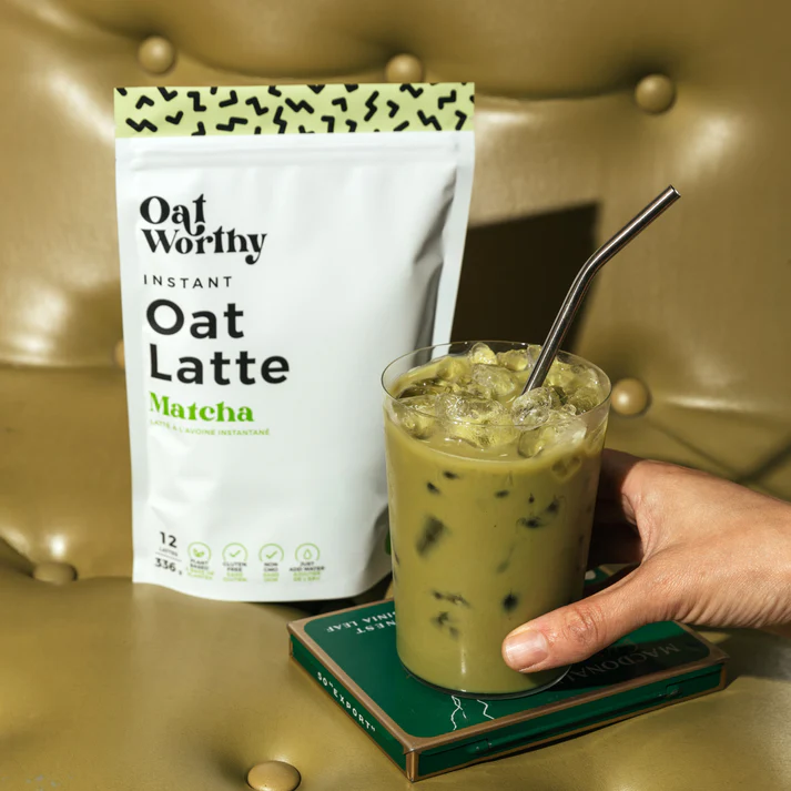 Oatworthy Instant Oat Milk Matcha Latte image Oatworthy Instant Oat Milk Matcha Latte