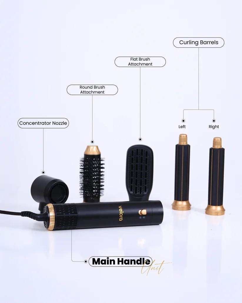 Velora Hair Dryer & Styler Brush – 1000W Blow Dryer & Volumizer 1 Velora Hair Dryer & Styler Brush – 1000W Blow Dryer & Volumizer