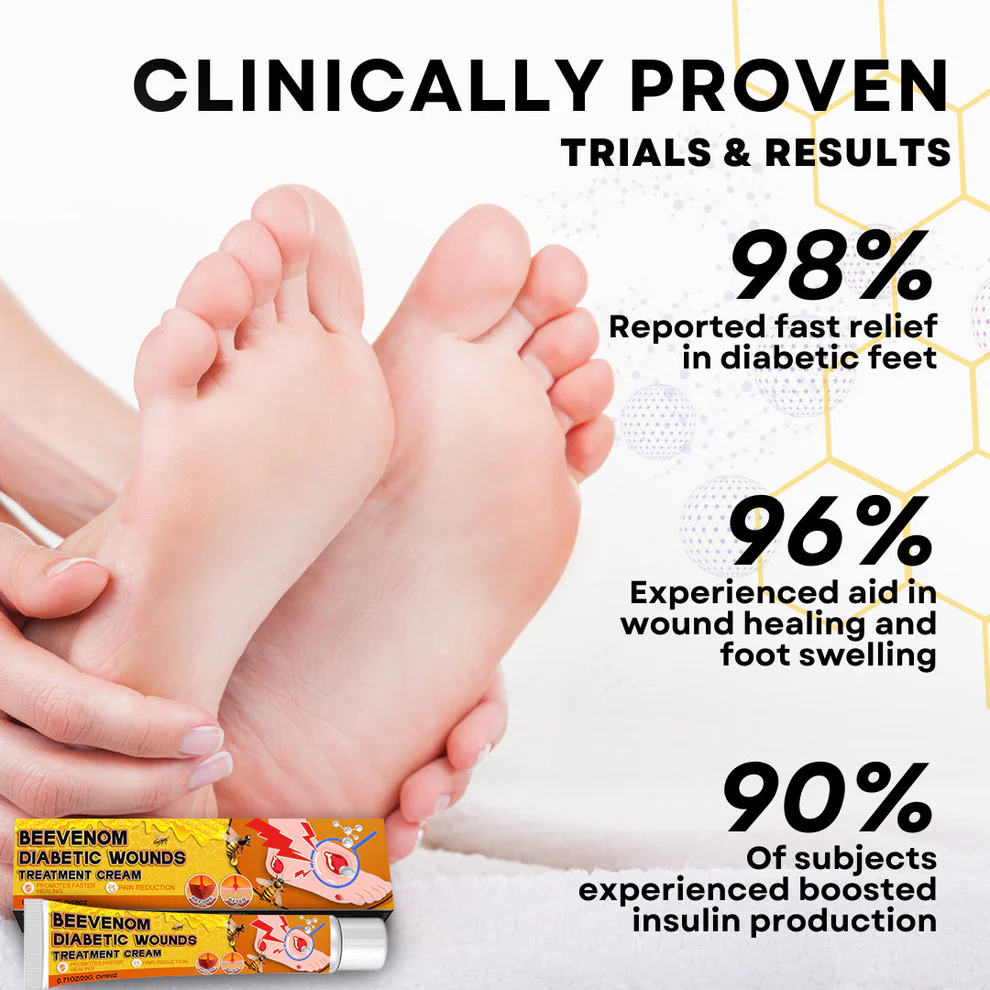 Cvreoz® Bee Venom Diabetic Wounds Treatment Cream 2 Cvreoz® Bee Venom Diabetic Wounds Treatment Cream