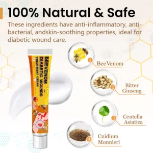 Cvreoz® Bee Venom Diabetic Wounds Treatment Cream 10 Cvreoz® Bee Venom Diabetic Wounds Treatment Cream