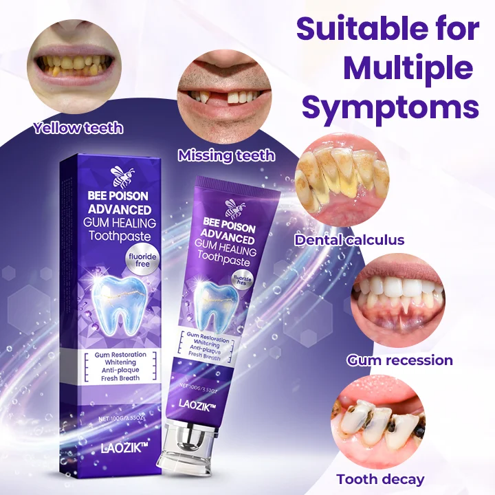 LAOZIK™ Bee Poison Advanced Gum Healing Toothpaste 7 LAOZIK™ Bee Poison Advanced Gum Healing Toothpaste