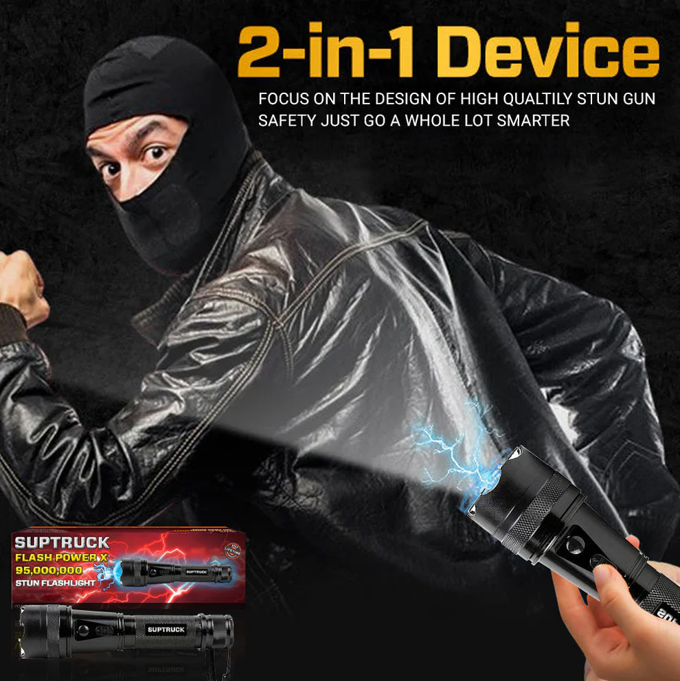 SUPTRUCK™ Flash Power X95 Hi-Tech Flashlight image SUPTRUCK™ Flash Power X95 Hi-Tech Flashlight