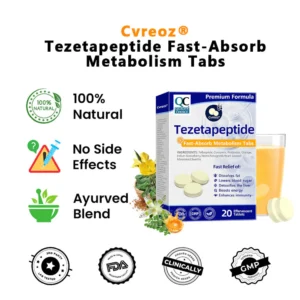 Cvreozยฎ Tezetapeptide Fast-Absorb Metabolism Tabs image Cvreozยฎ Tezetapeptide Fast-Absorb Metabolism Tabs