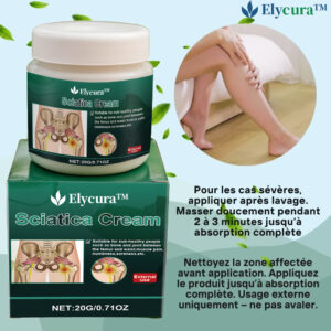 Elycura™ Cream relieves sciatic pain – 98% of users relieved in 48 hours!