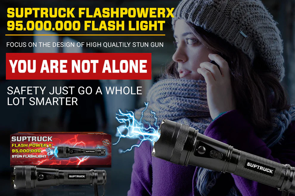 SUPTRUCK™ Flash Power X95 Hi-Tech Flashlight image SUPTRUCK™ Flash Power X95 Hi-Tech Flashlight