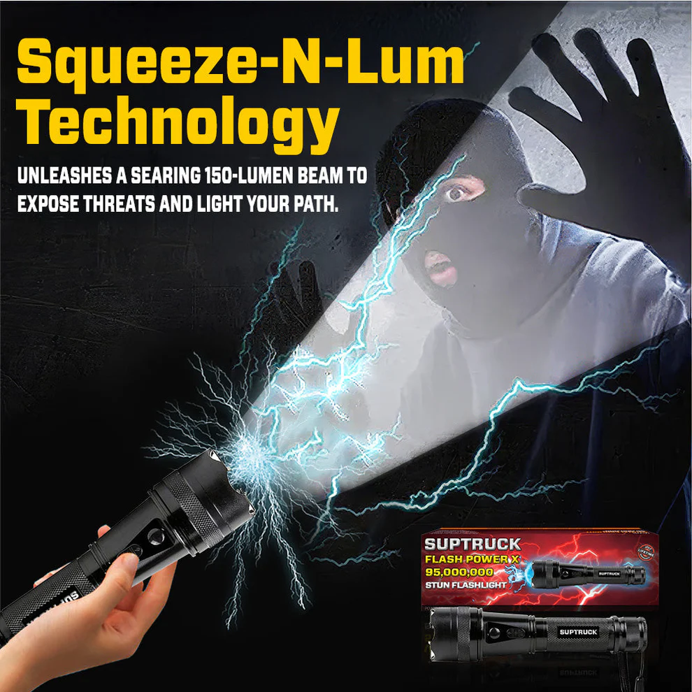 SUPTRUCK™ Flash Power X95 Hi-Tech Flashlight image SUPTRUCK™ Flash Power X95 Hi-Tech Flashlight