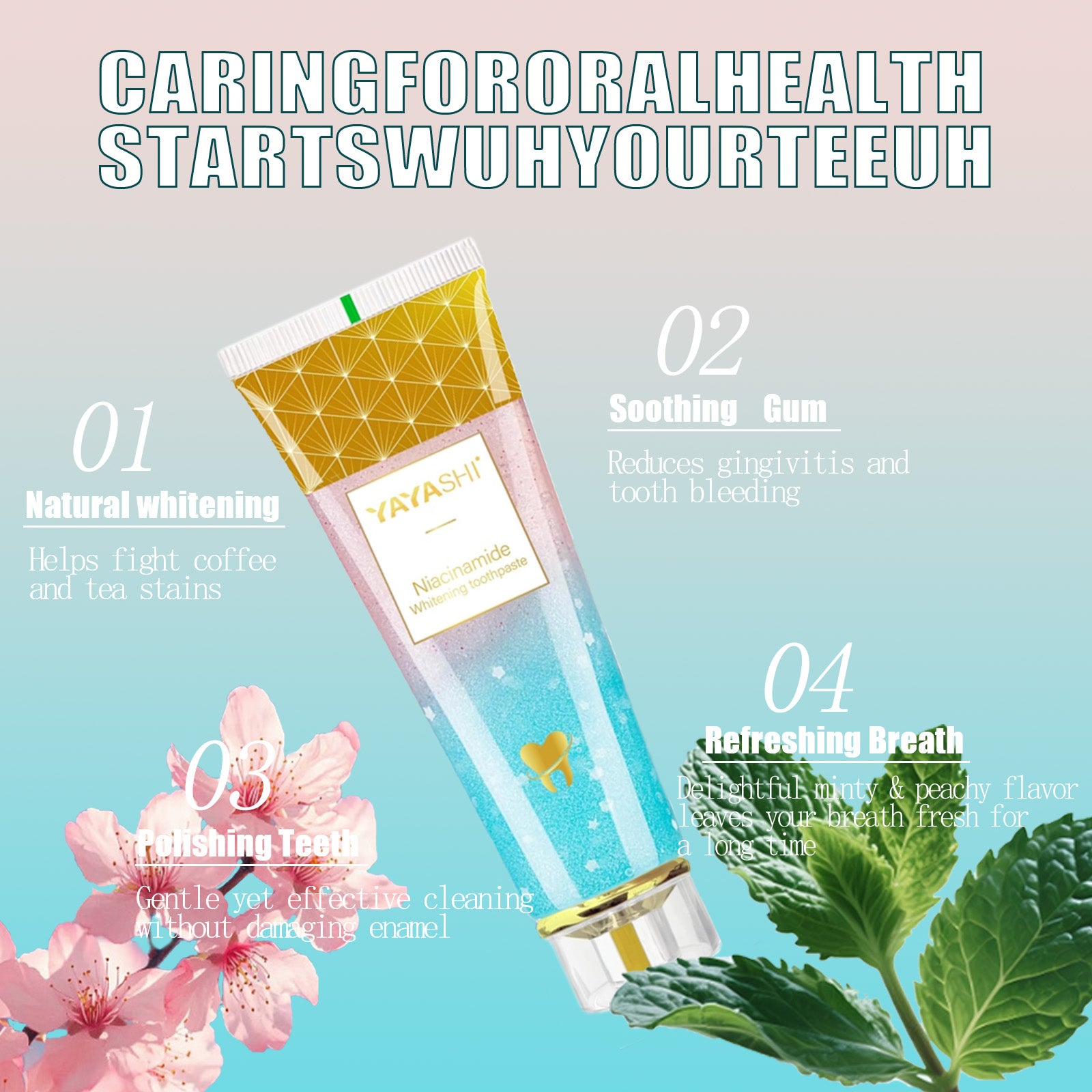 Niacinamide Whitening Toothpaste image Niacinamide Whitening Toothpaste