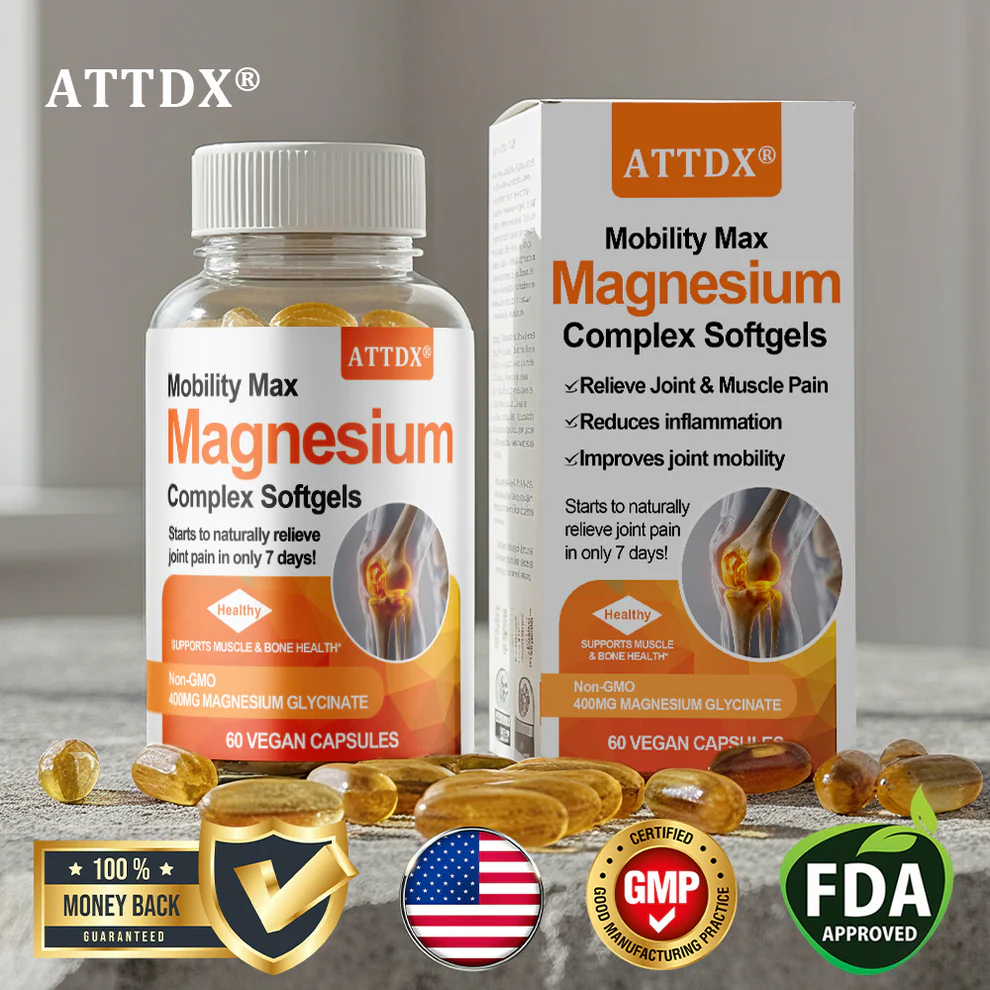 ATTDX® Mobility Max Magnesium Complex Softgels image ATTDX® Mobility Max Magnesium Complex Softgels