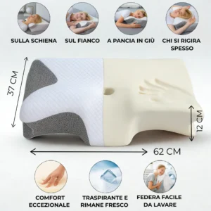 Sleep without snoring, in just 3 days, without patches, thanks to the Velora pillow.
