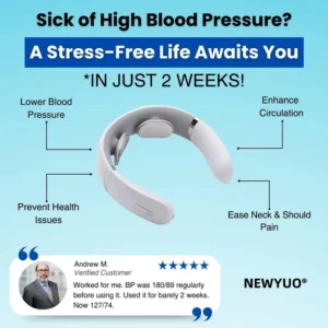 NEWYUO® Blood Pressure Reducing Automatic Massager image NEWYUO® Blood Pressure Reducing Automatic Massager