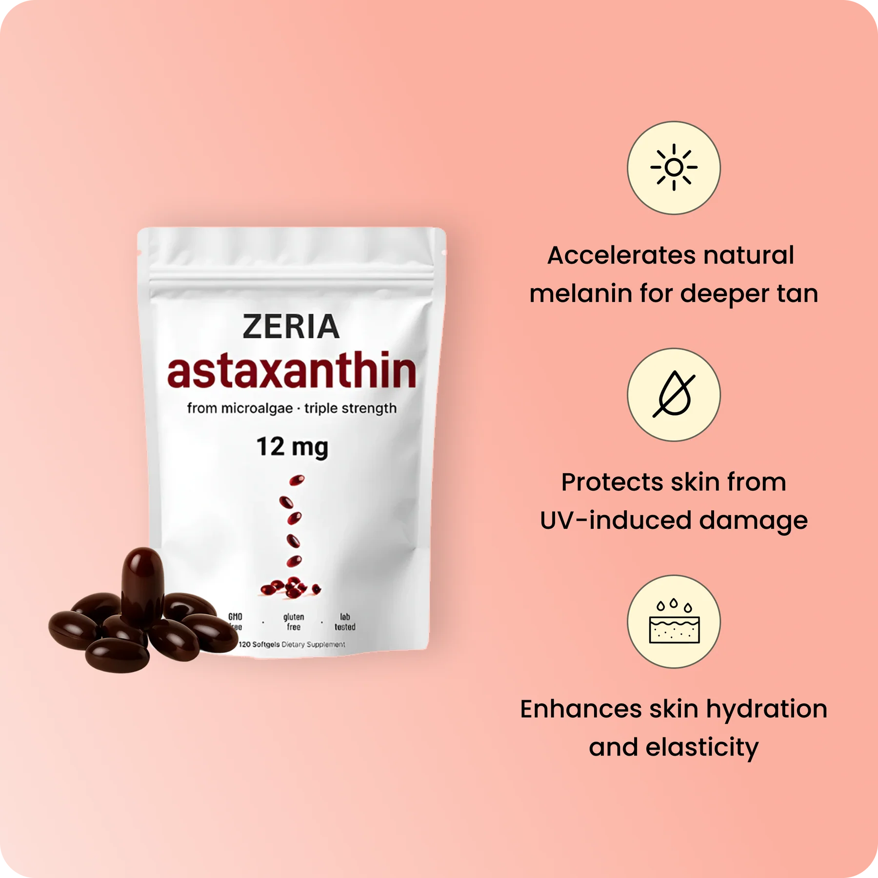 Zeria Astaxanthin image Zeria Astaxanthin