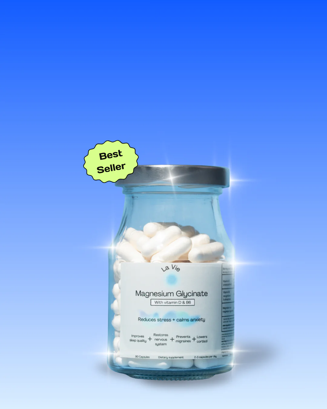 La Vie Magnesium Glycinate Capsules image La Vie Magnesium-Glycinate Capsules