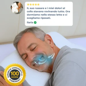Sleep without snoring, in just 3 days, without patches, thanks to the Velora pillow.