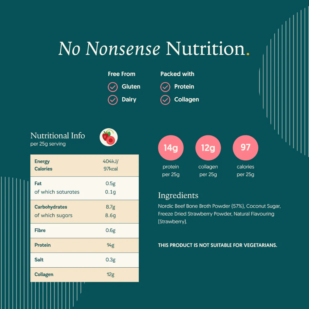 Strawberry Collagen Protein Shake image Strawberry Collagen Protein Shake