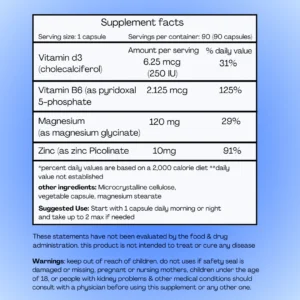 La Vie Magnesium Glycinate Capsules image La Vie Magnesium-Glycinate Capsules