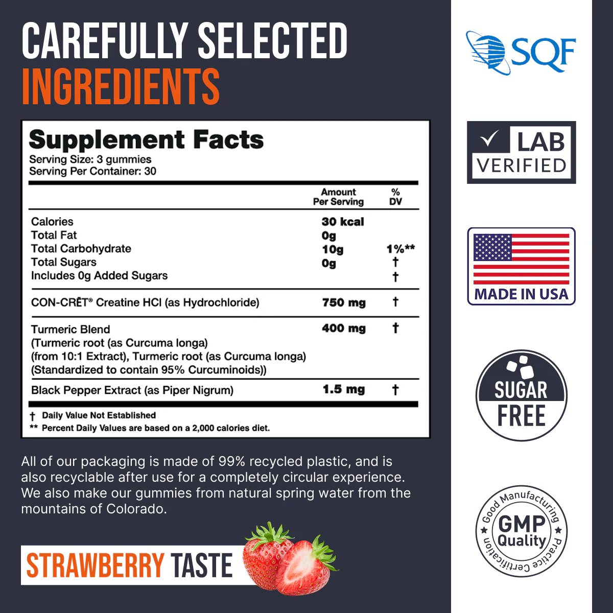 Creatine CON-CRET HCI Gummies image Creatine CON-CRET HCI Gummies