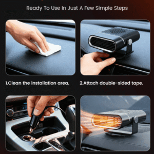 LIMETOW® Portable Car Heater with 360° Rotation image LIMETOW® Portable Car Heater with 360° Rotation