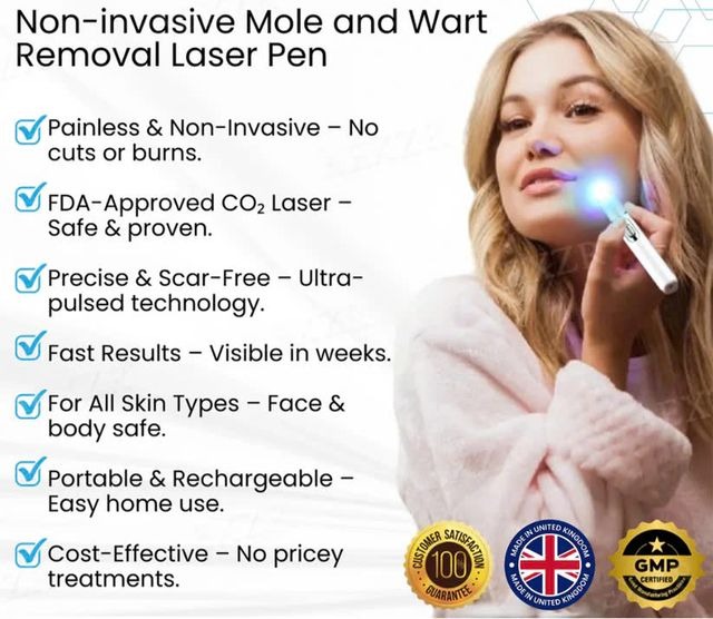 Non-Invasive Mole and Wart Removal Laser Pen image Non-Invasive Mole and Wart Removal Laser Pen