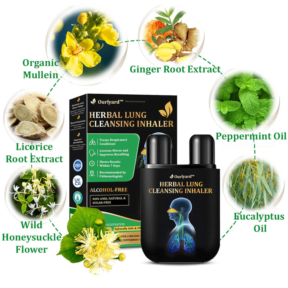 Ourlyard™ Herbal Lung Cleansing Inhaler image Ourlyard™ Herbal Lung Cleansing Inhaler