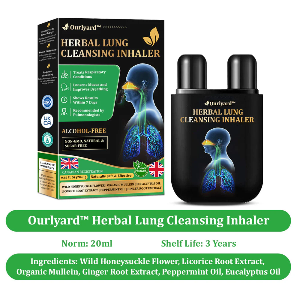 Ourlyard™ Herbal Lung Cleansing Inhaler image Ourlyard™ Herbal Lung Cleansing Inhaler