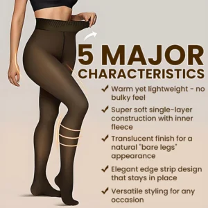 LIMETOW® Inner Fleece Translucent Pantyhose image LIMETOW® Inner Fleece Translucent Pantyhose