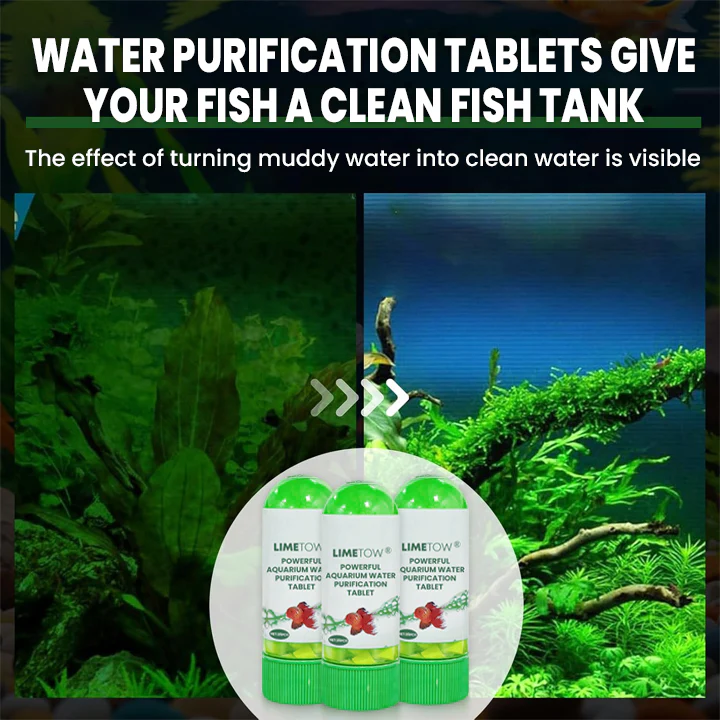 LIMETOW® Powerful Aquarium Water Purification Tablet image LIMETOW® Powerful Aquarium Water Purification Tablet