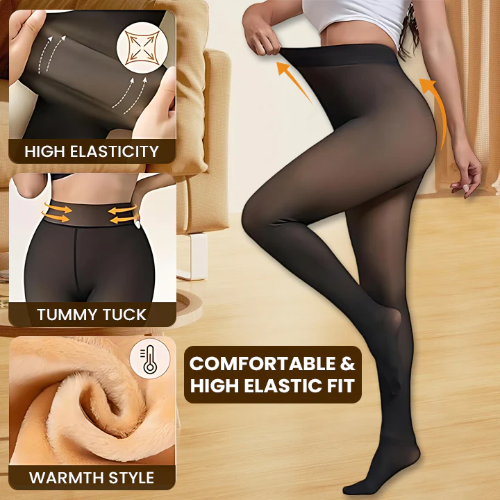 LIMETOW® Inner Fleece Translucent Pantyhose image LIMETOW® Inner Fleece Translucent Pantyhose