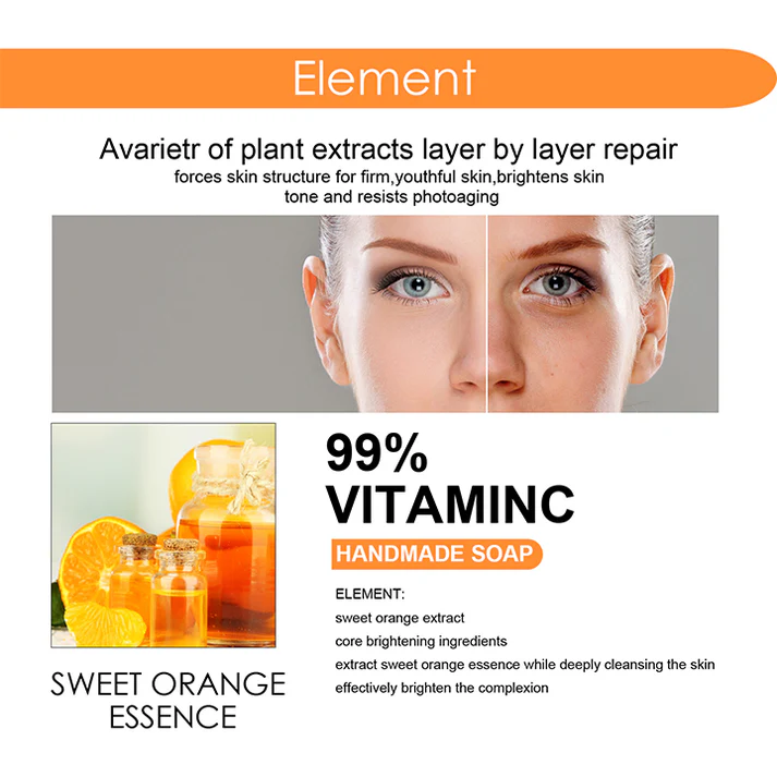 LIMETOW™ Vitamin C Whitening Soap image LIMETOW™ Vitamin C Whitening Soap